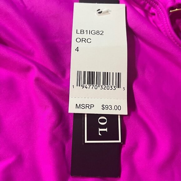 La Blanca Island Goddess One-Shoulder Keyhole Tankini Top, Size 4 - Picture 7 of 7